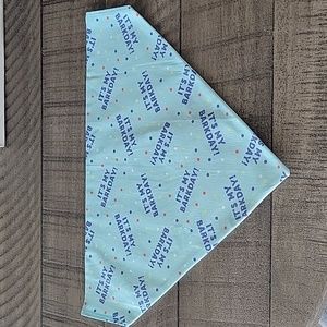 Over the collar Barkday Bandana